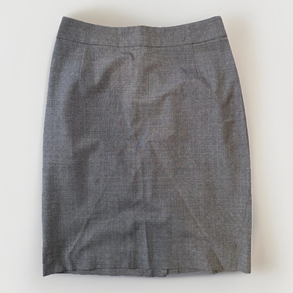 Theory Heather Gray Pencil Skirt Size 6